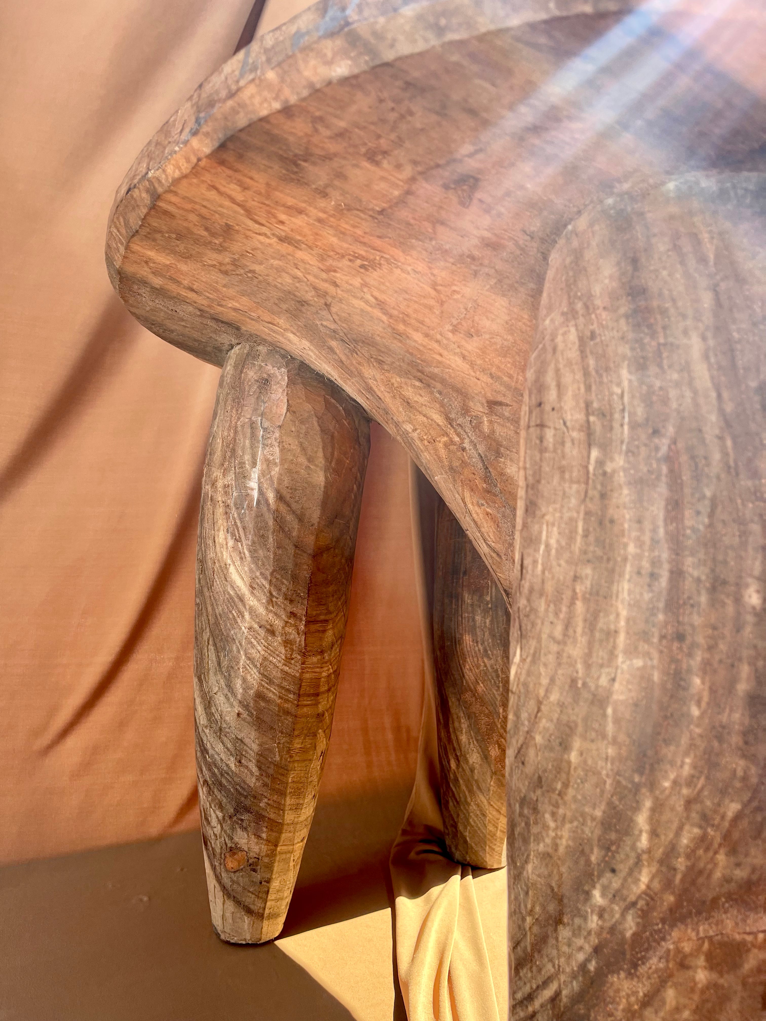 Large Vintage Senufo Stool/End Table from the Ivory Coast⁠⁠ • 01