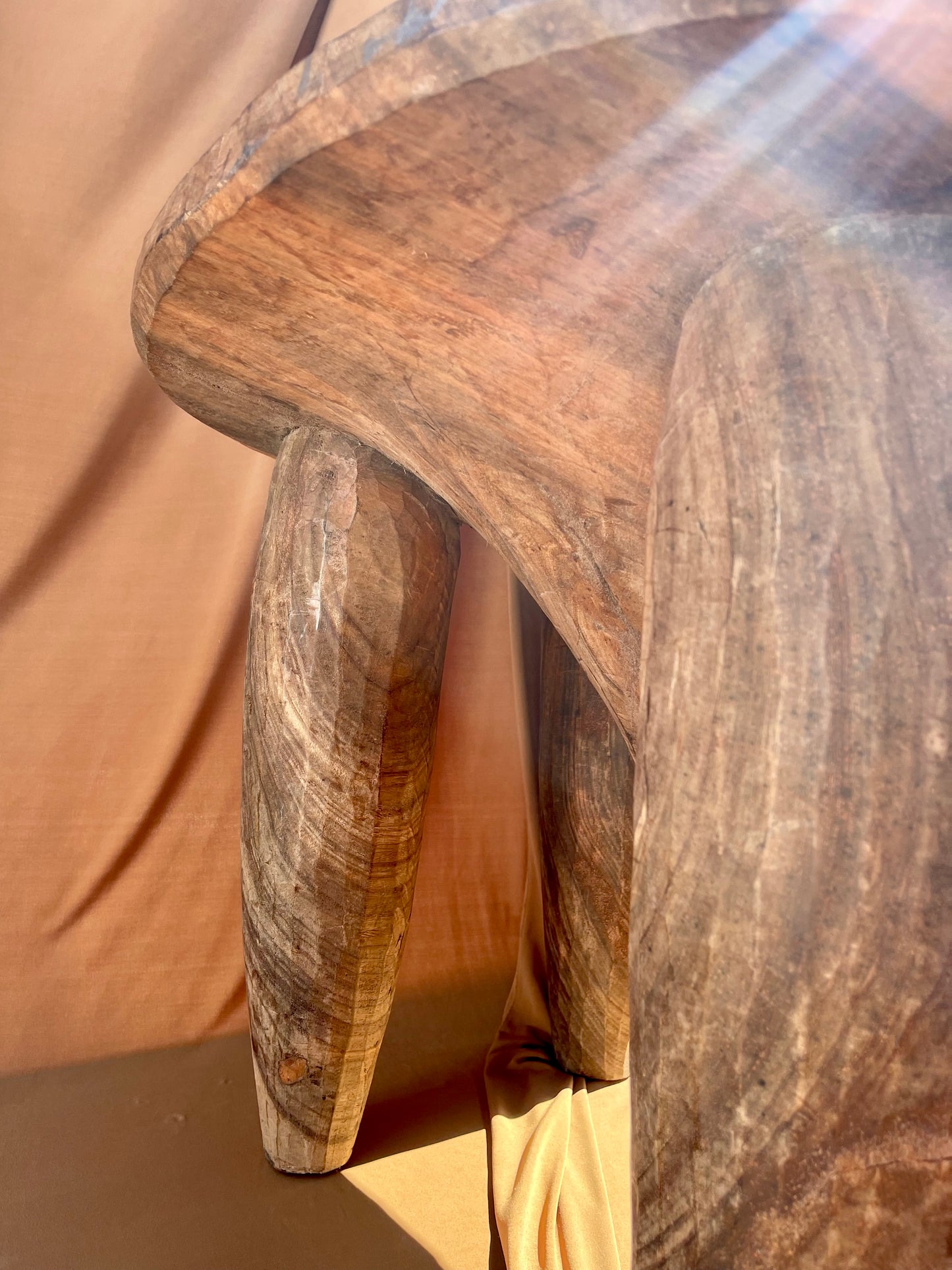 Large Vintage Senufo Stool/End Table from the Ivory Coast⁠⁠ • 01