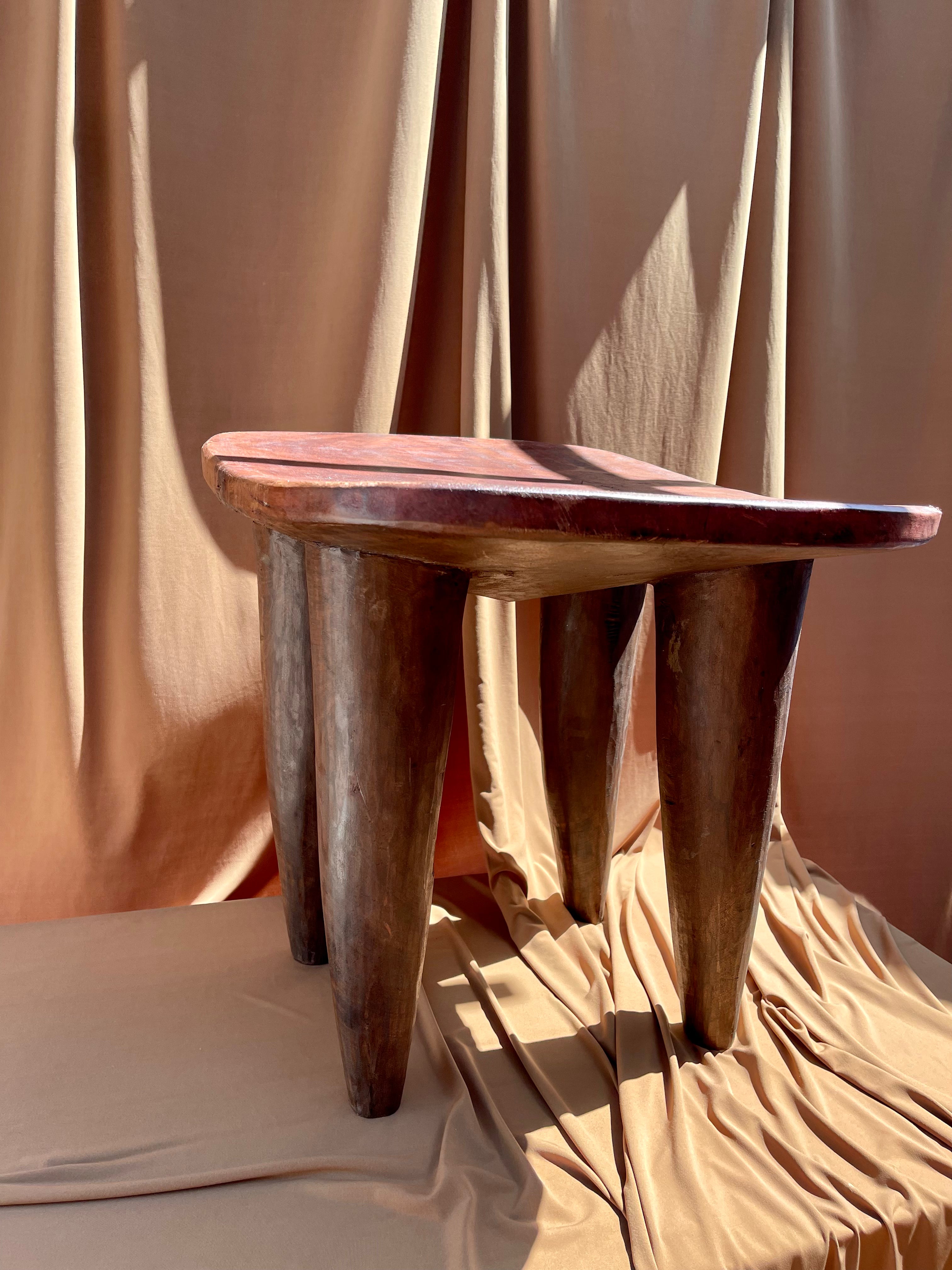 Large Vintage Senufo Stool/End Table from the Ivory Coast⁠⁠ • 03