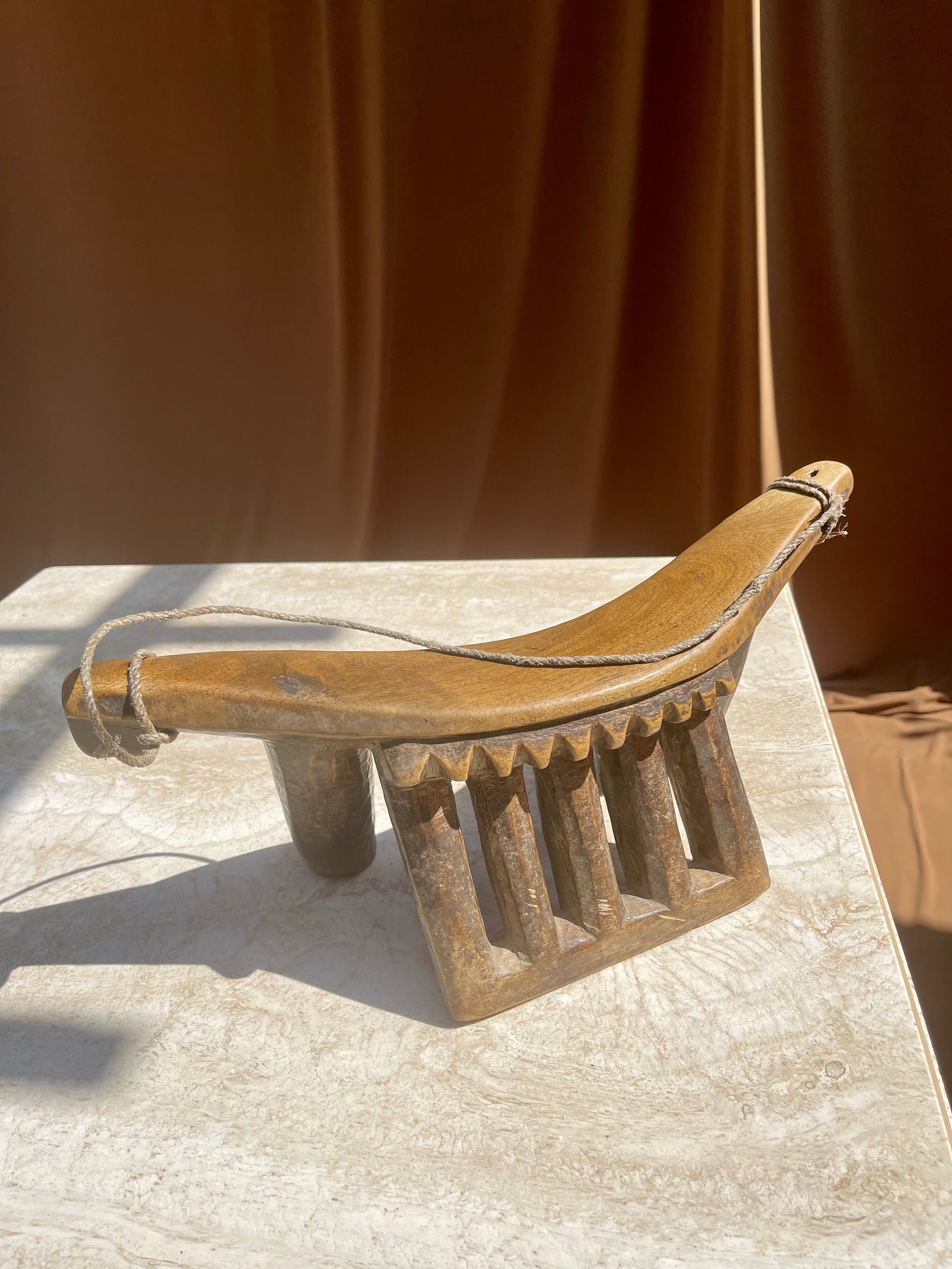 Antique Hand-carved Lobi Stool 02