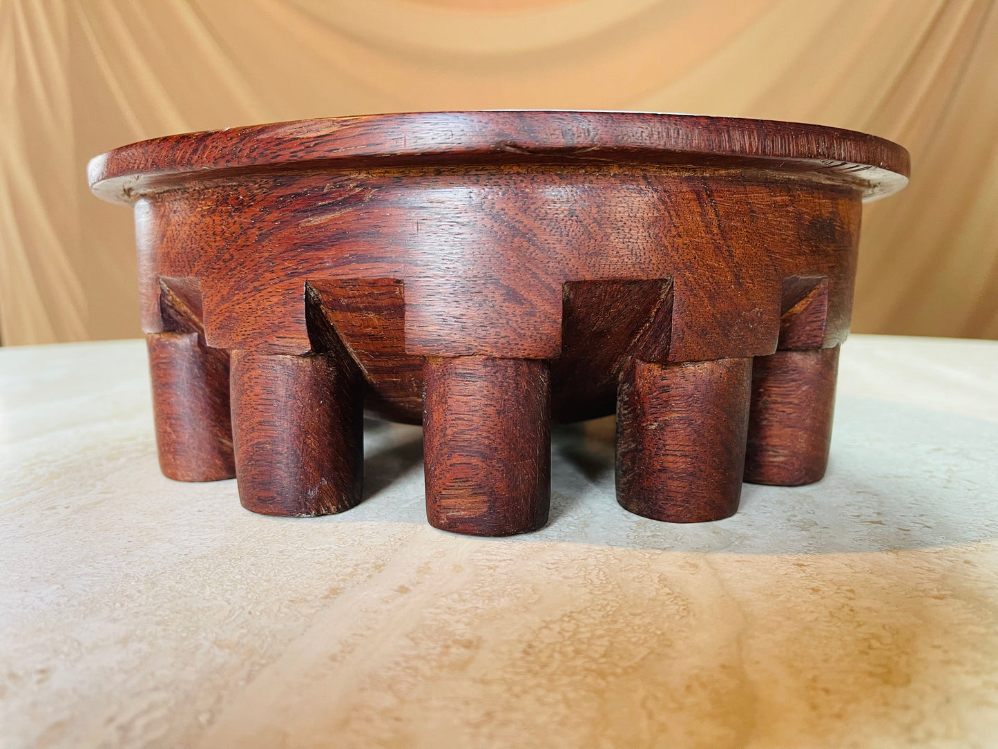 Rare Polynesian Kava Bowl Hand-carved in early 1900s • 02