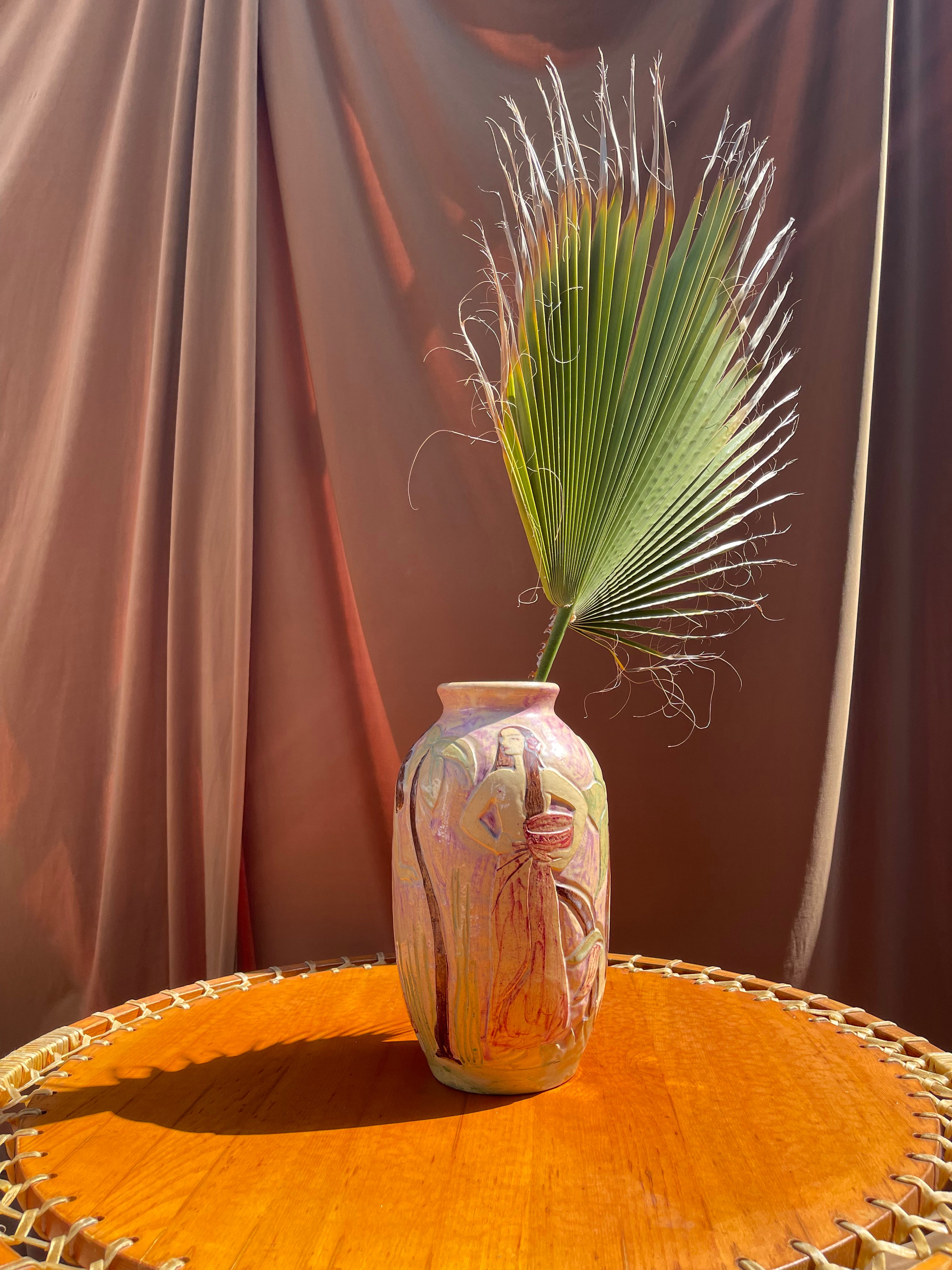 Snocraft Snowshoe Coffee Table 1970s, Oak and Rawhide