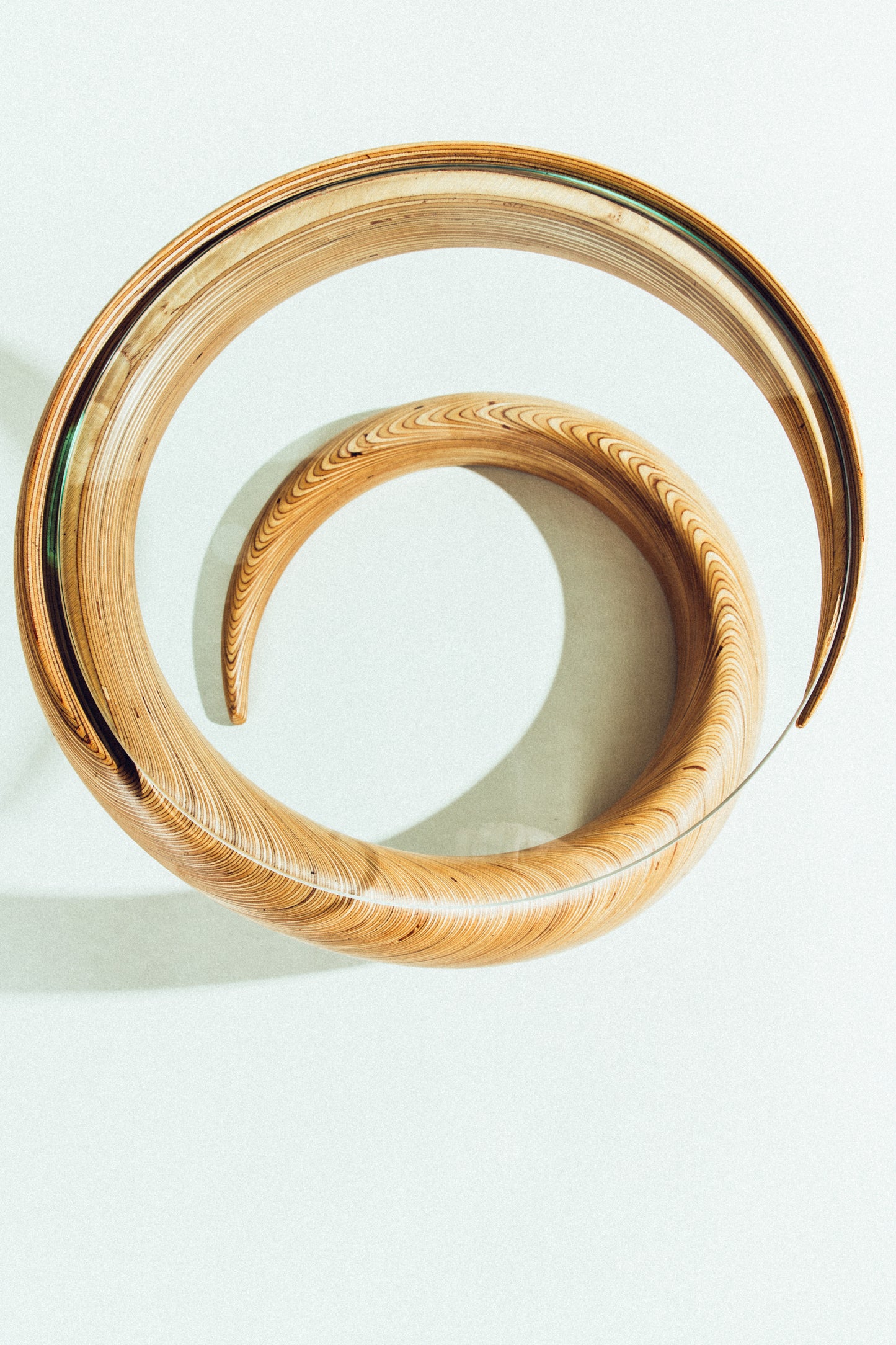 The Spiral Table⁠ by Rock Cross • Handmade in Hawaii 1987