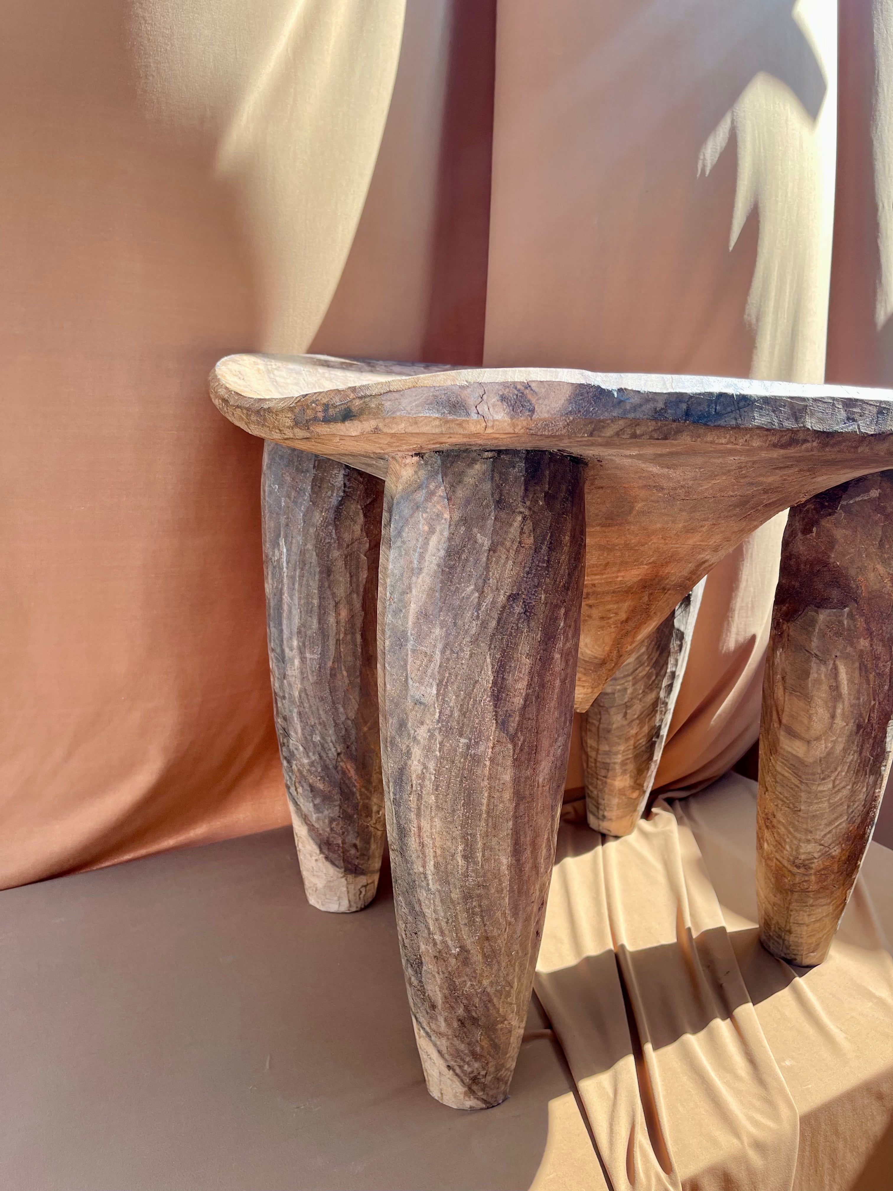 Large Vintage Senufo Stool/End Table from the Ivory Coast⁠⁠ • 01