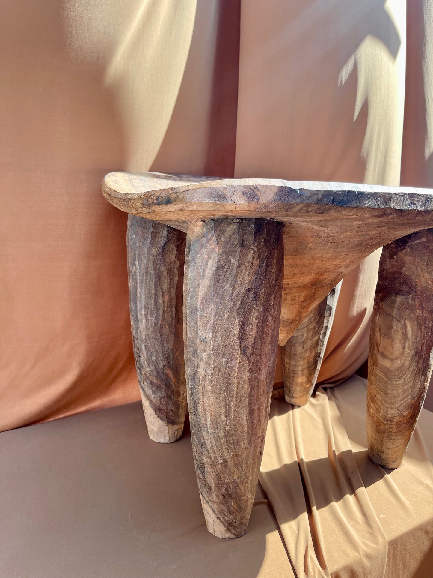 Large Vintage Senufo Stool/End Table from the Ivory Coast⁠⁠ • 01