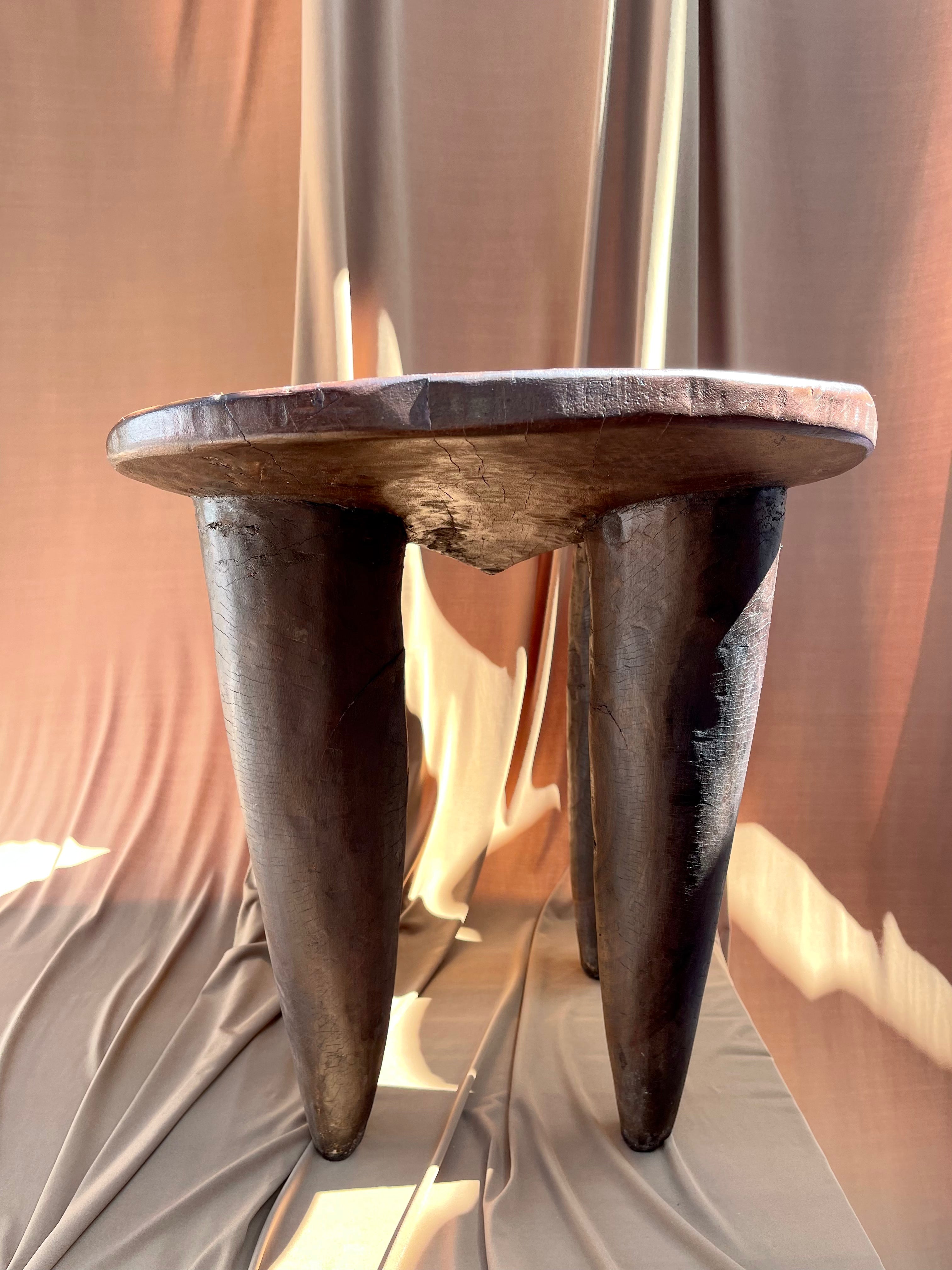 Large Vintage Senufo Stool/End Table from the Ivory Coast⁠⁠ • 05