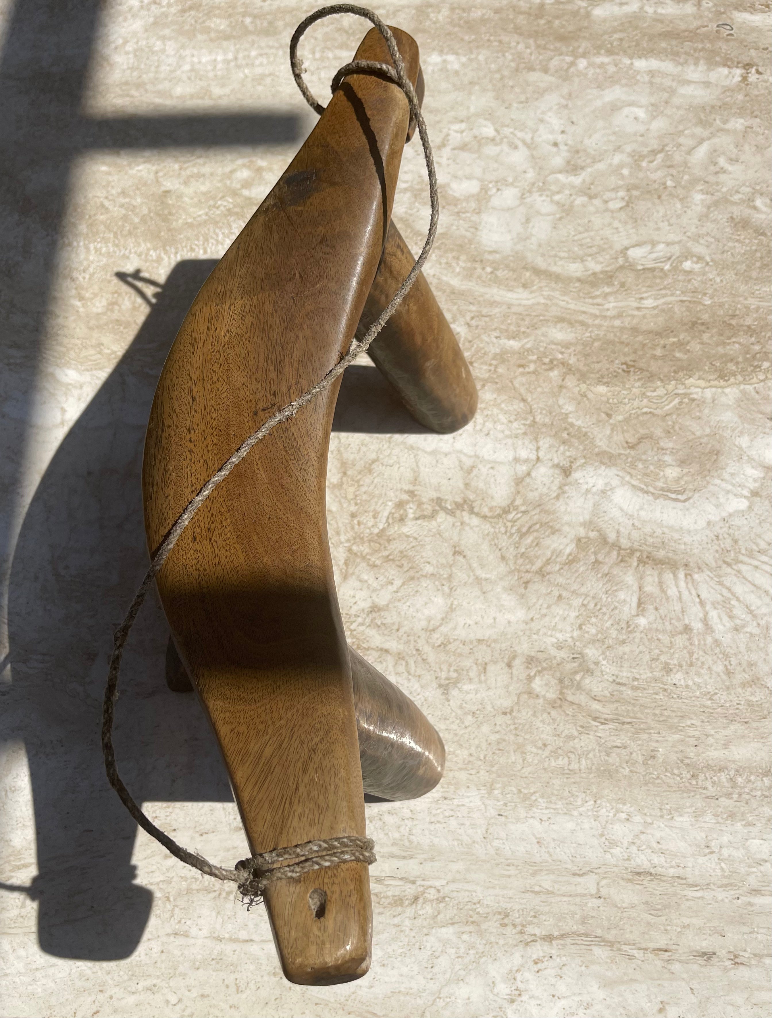 Antique Hand-carved Lobi Stool 02