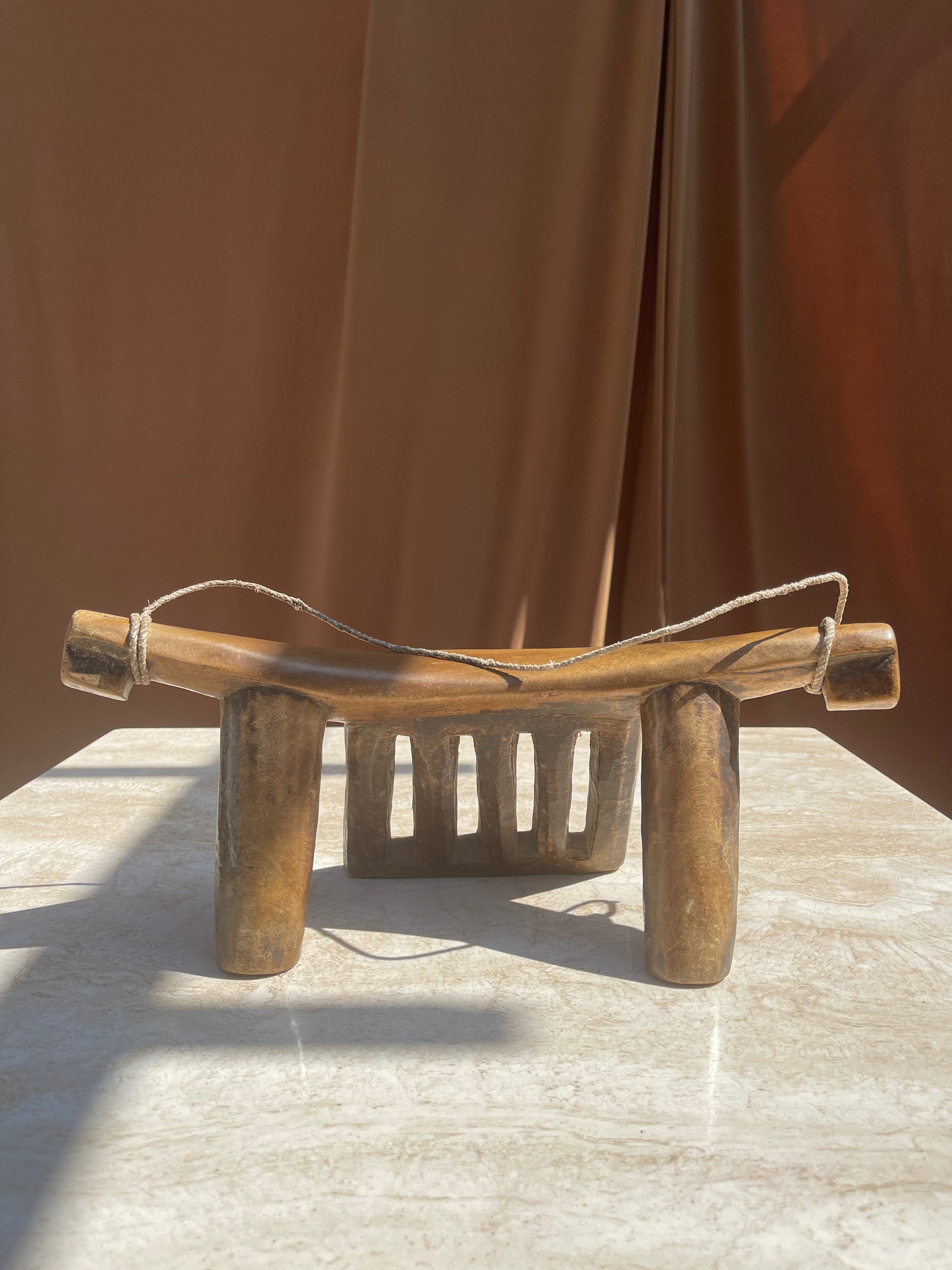 Antique Hand-carved Lobi Stool 02