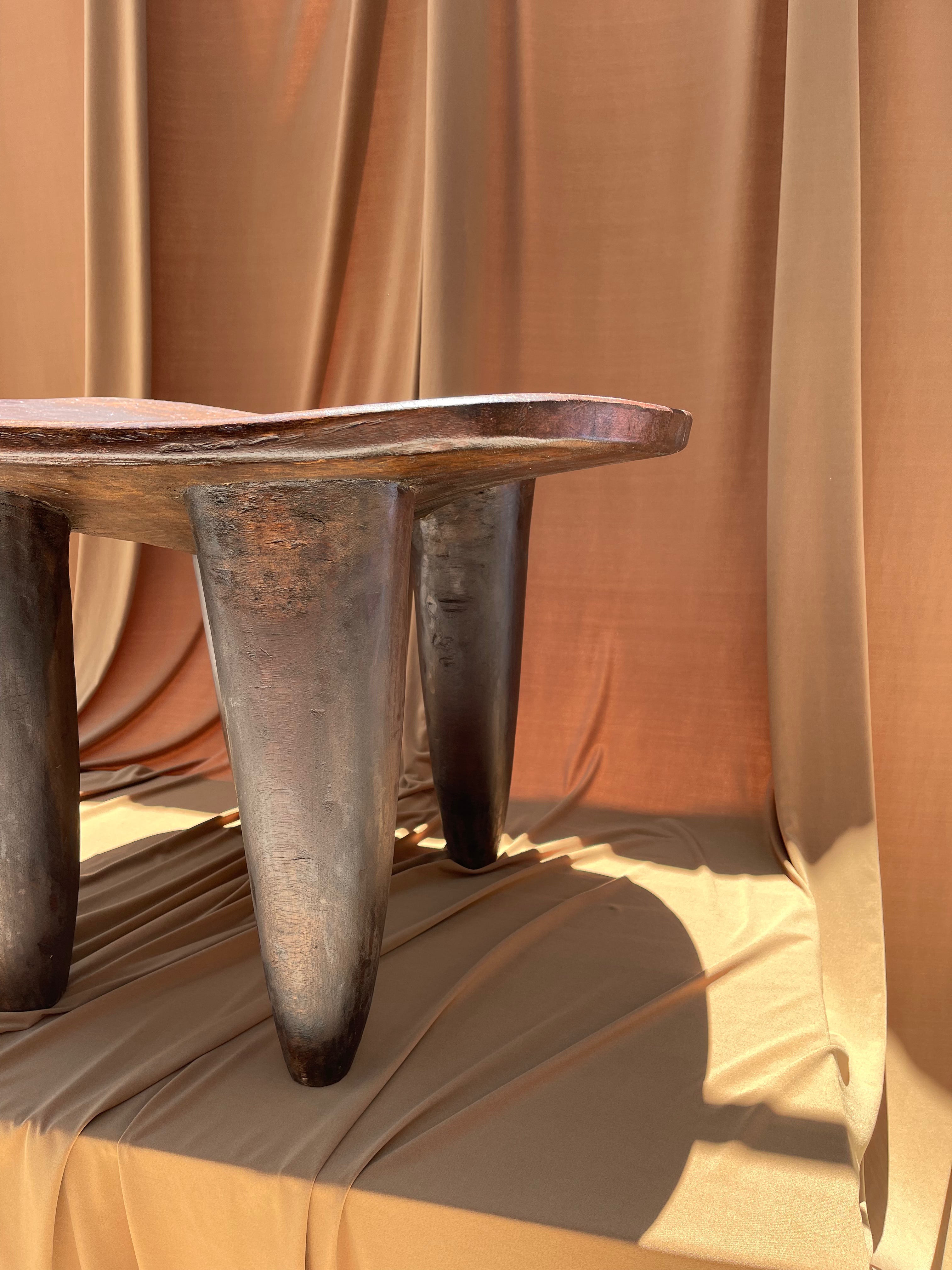 Large Vintage Senufo Stool/End Table from the Ivory Coast⁠⁠ • 02
