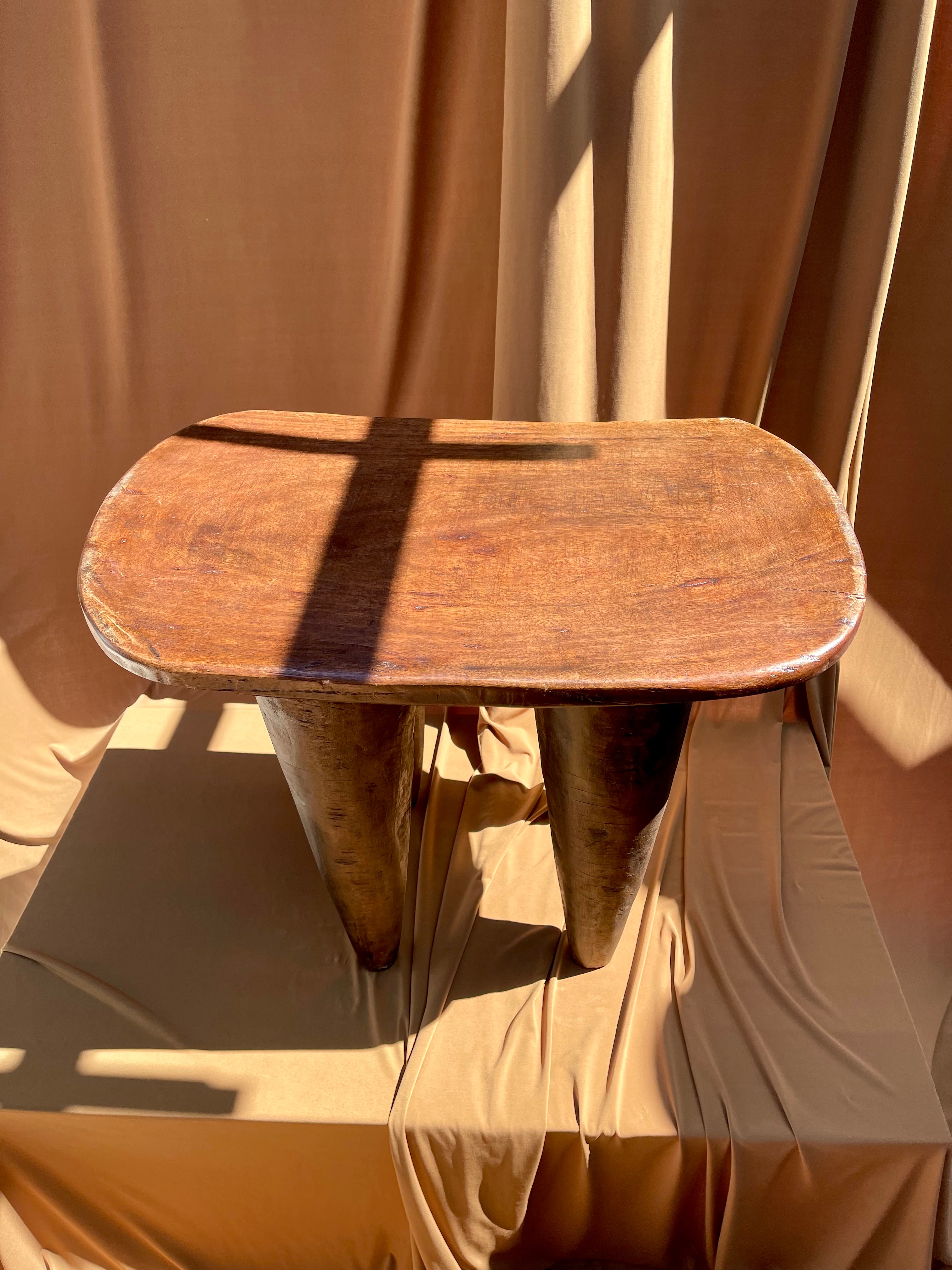 Large Vintage Senufo Stool/End Table from the Ivory Coast⁠⁠ • 05