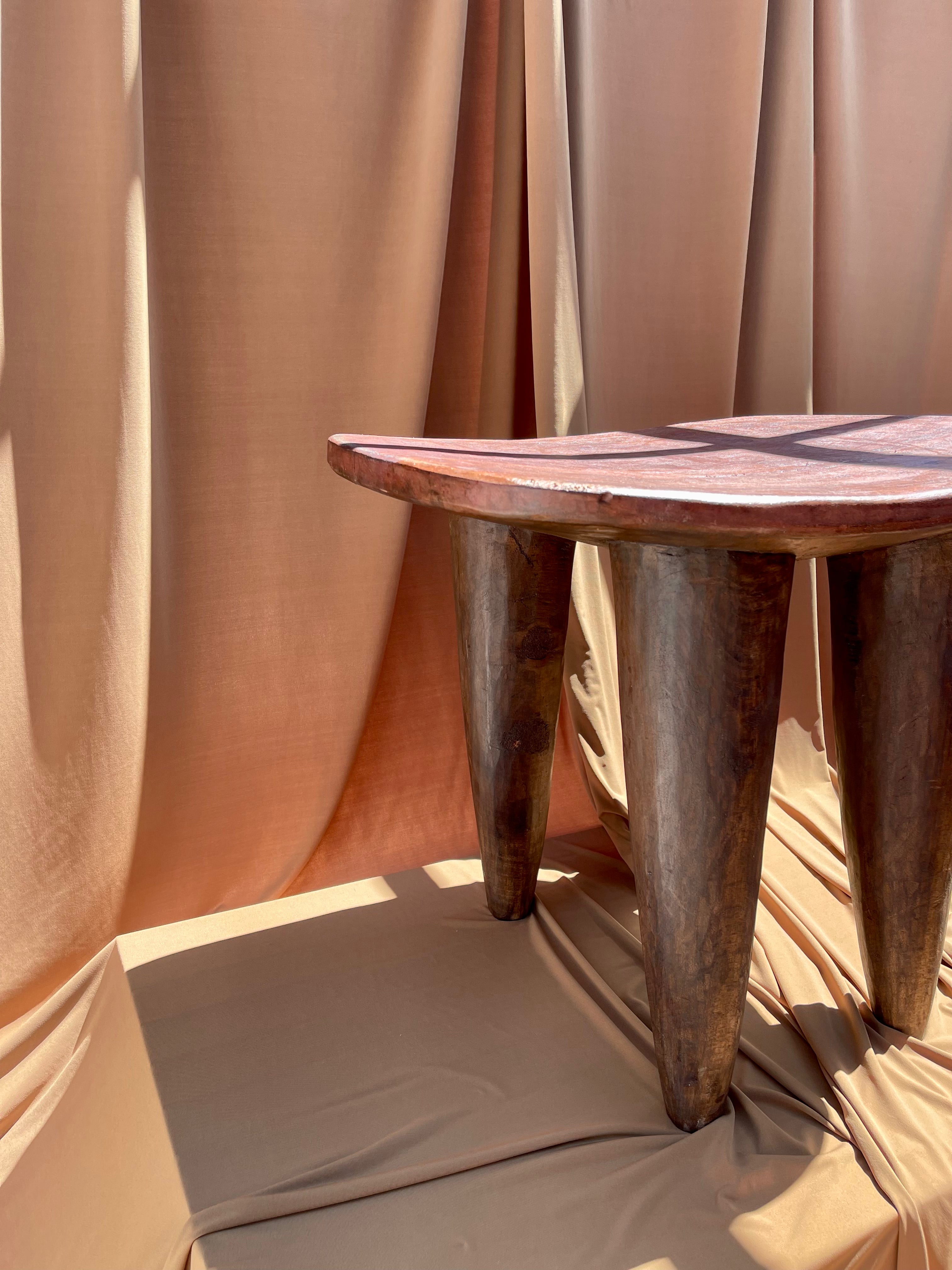 Large Vintage Senufo Stool/End Table from the Ivory Coast⁠⁠ • 03