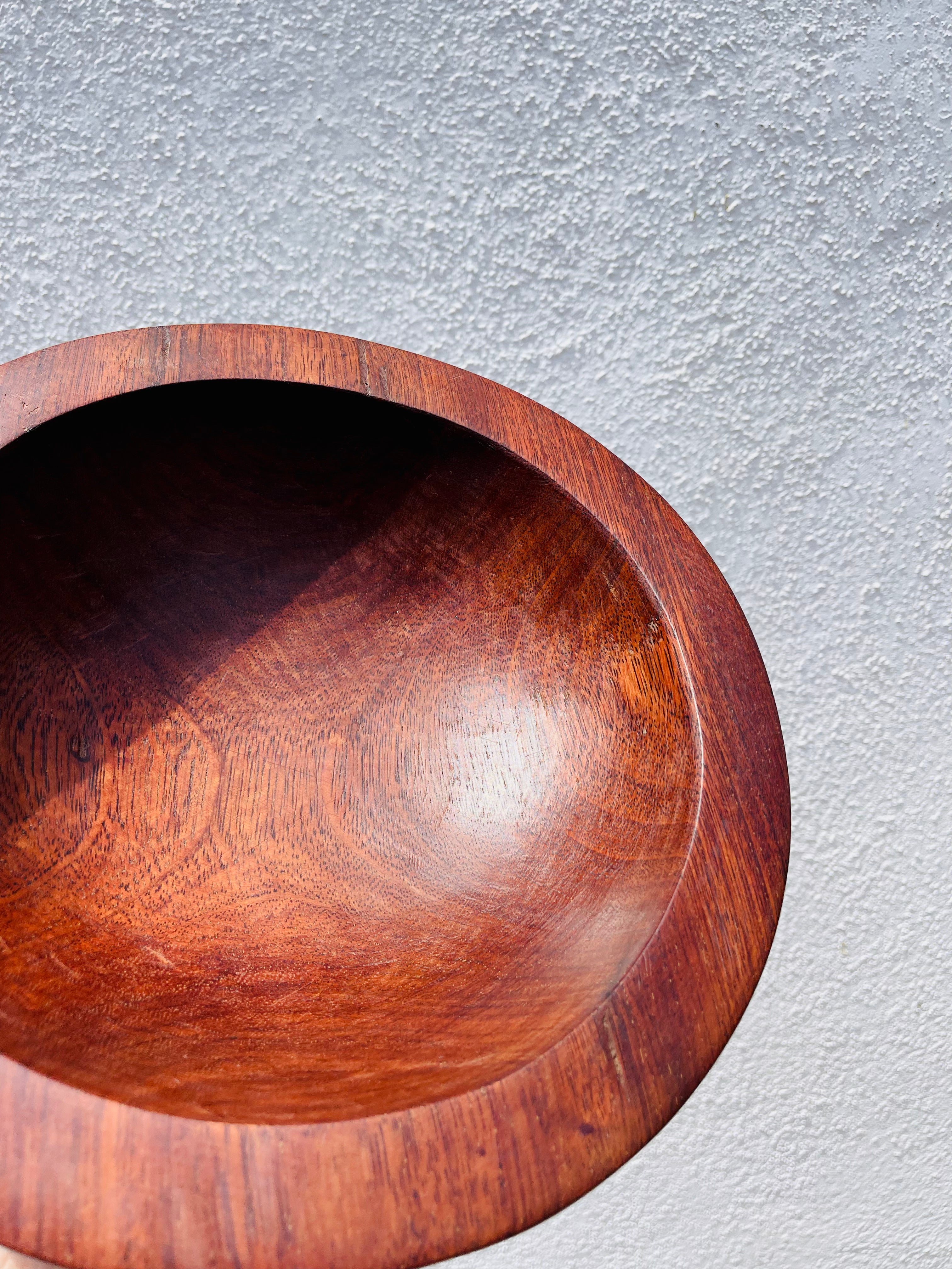 Rare Polynesian Kava Bowl Hand-carved in early 1900s • 02