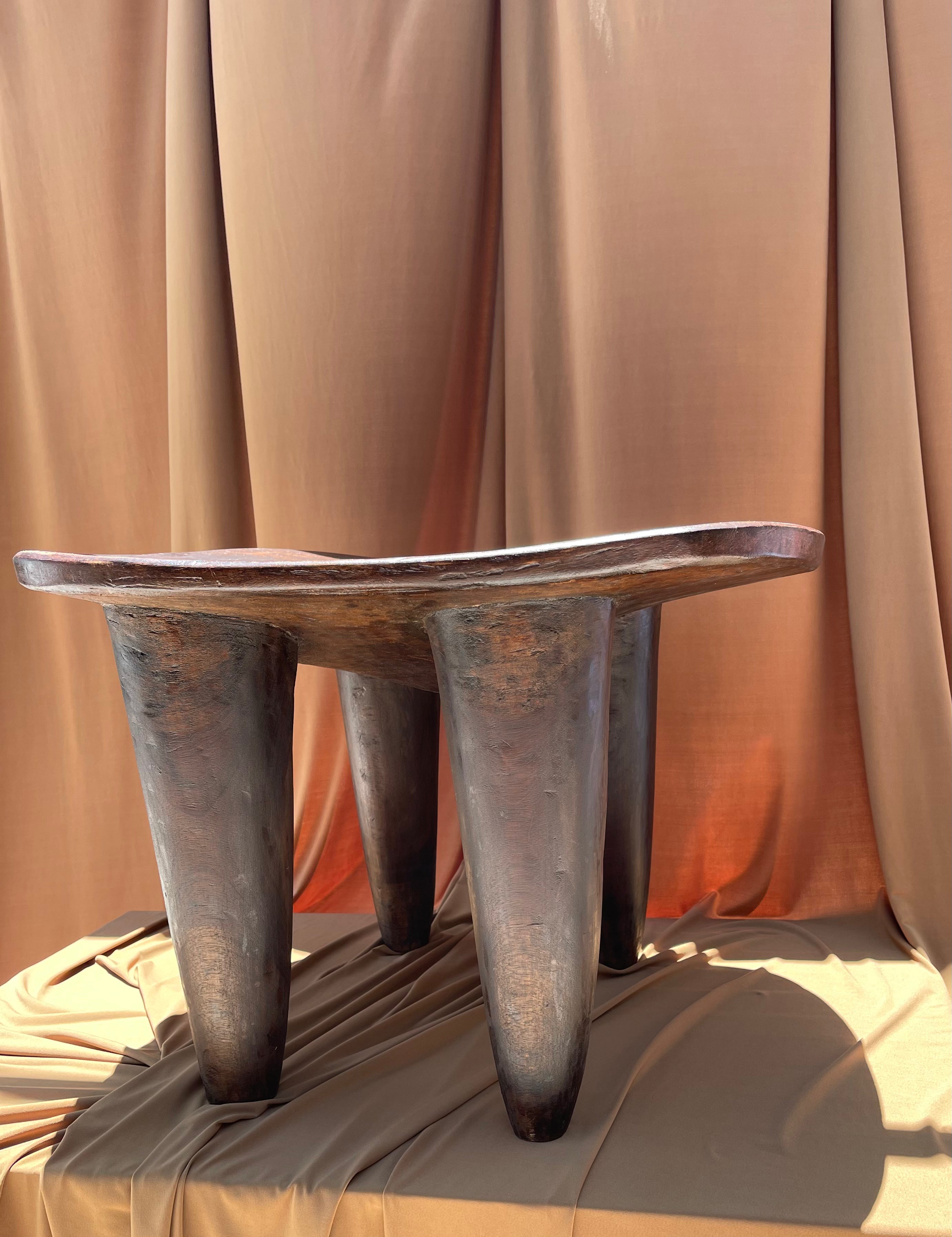 Large Vintage Senufo Stool/End Table from the Ivory Coast⁠⁠ • 02