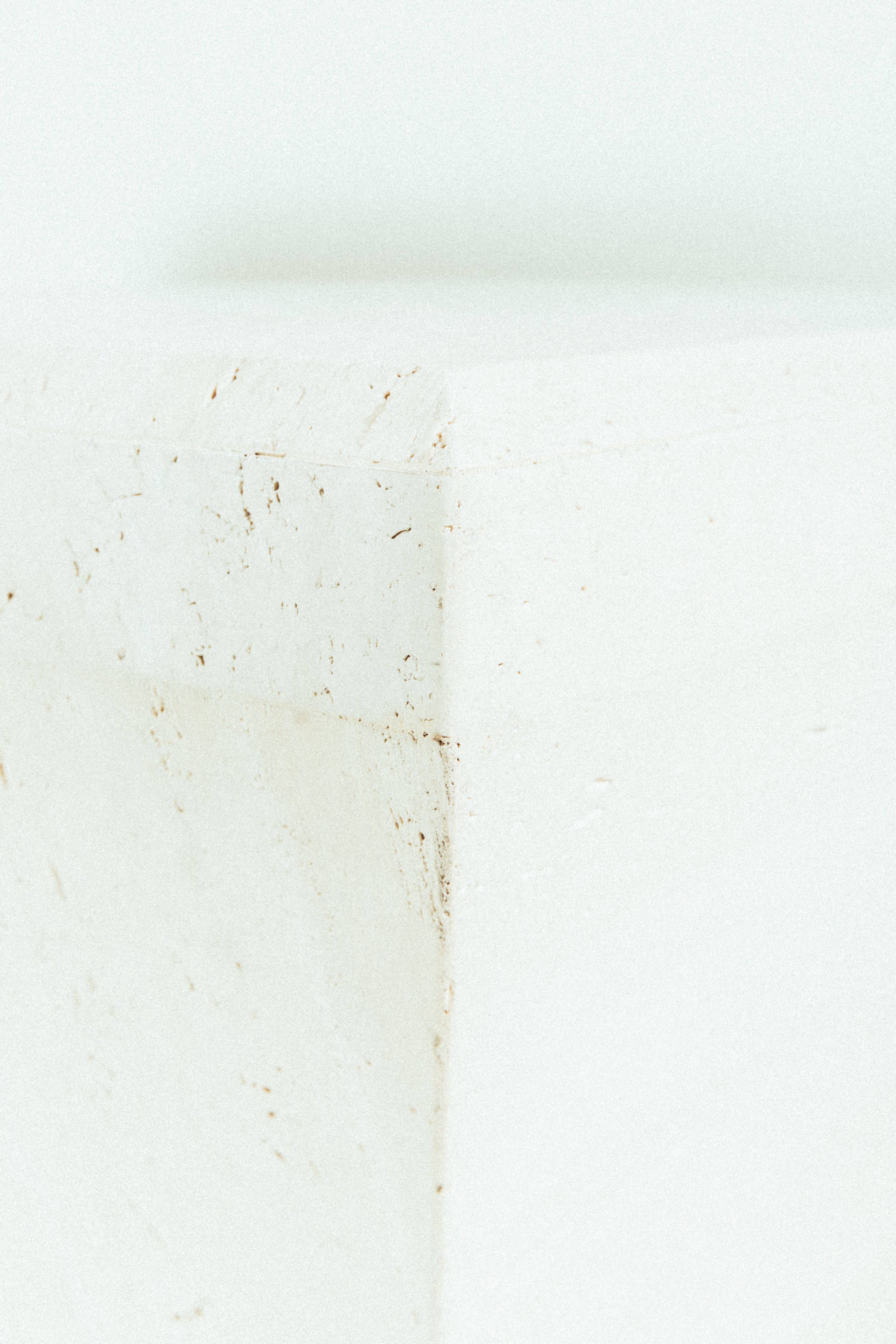 Travertine Sculptural Diamond/Pedestal⁠ ⁠• Italian ⁠• Vintage