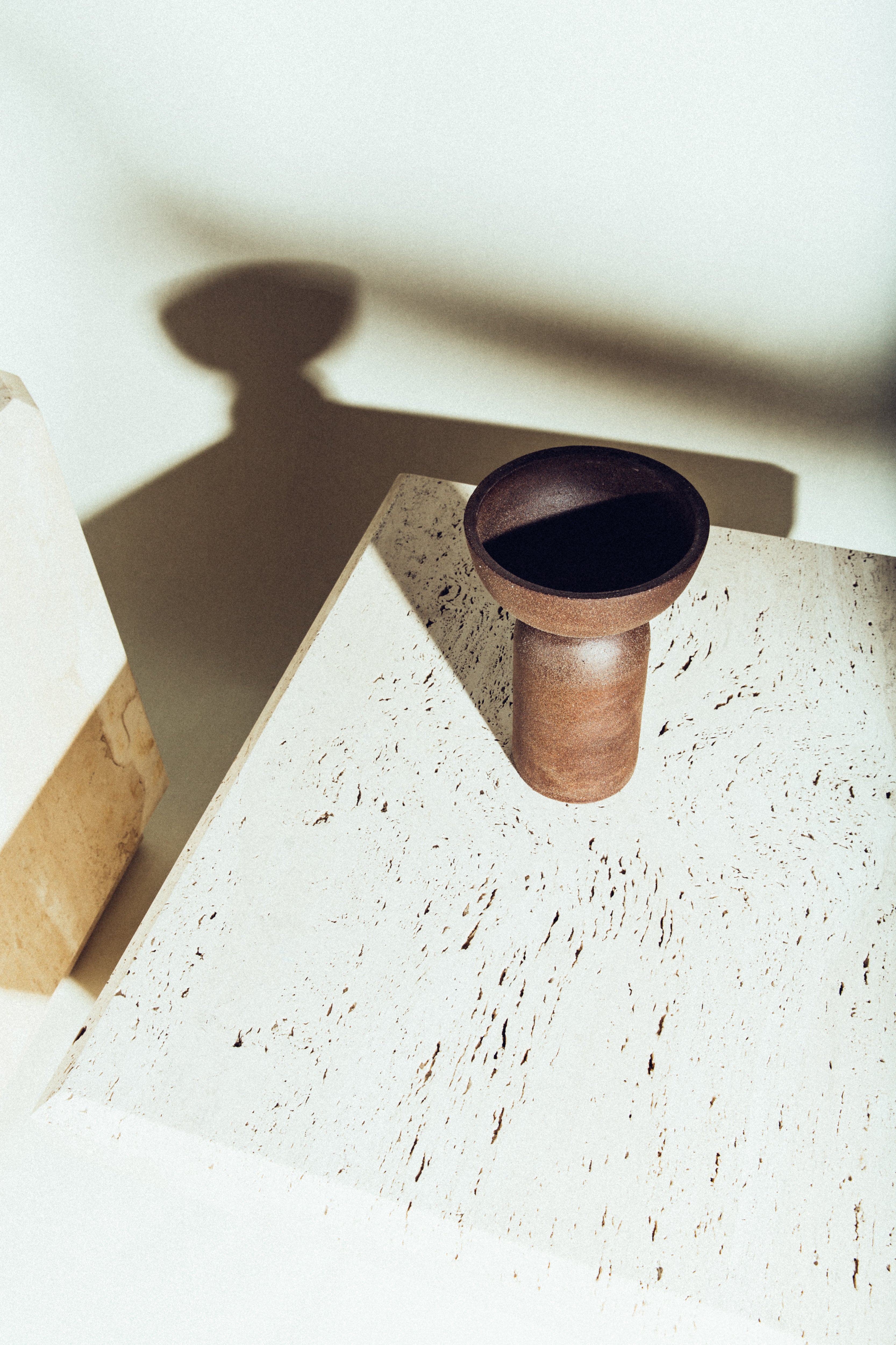 Earth Stone Sculptural Vessel 02