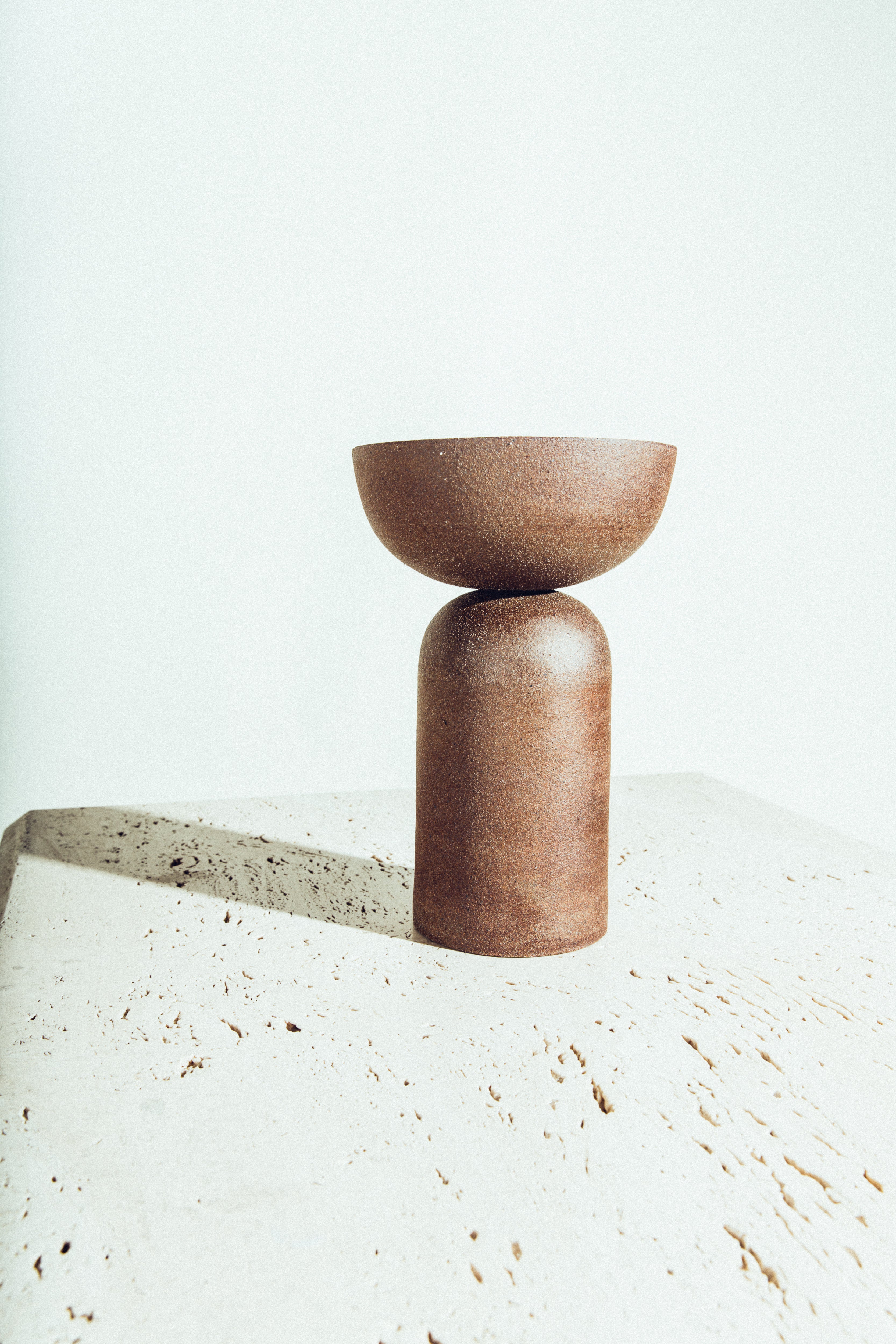 Earth Stone Sculptural Vessel 02